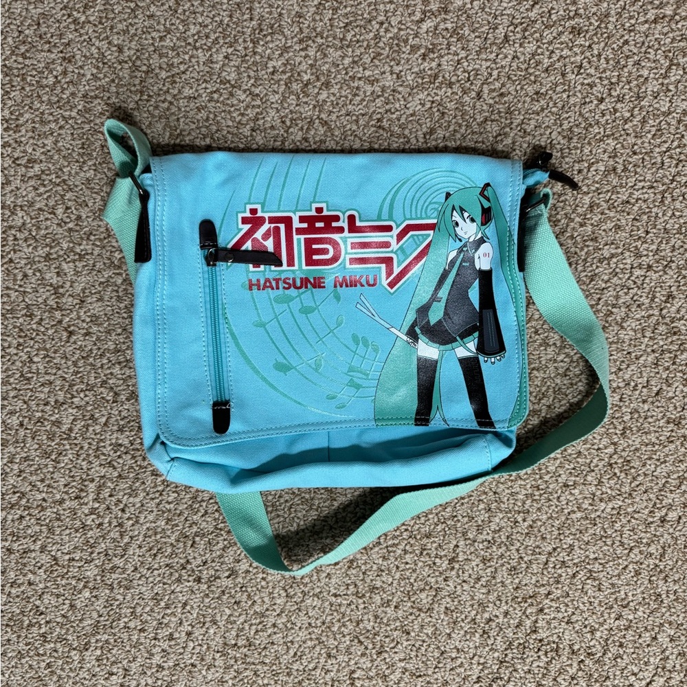 Hatsune Miku Blue Messenger Bag